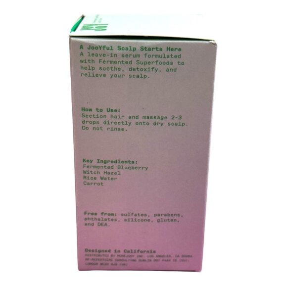 Leave-In Soothing Scalp Serum 50ml Flaking Fermented ACV & Algae Vegan Joy NEW - Picture 5 of 5